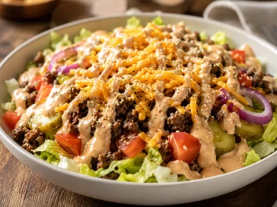 Big Mac Bowl: Der Fast-Food-Klassiker Low-Carb aus der Schüssel
