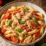 One Pot Gerichte: Cremige One-Pot-Nudeln mit Hähnchen und Gemüse