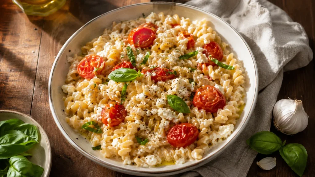 One Pot Pasta Feta: Cremiges Rezept in nur einem Topf ohne Ofen
