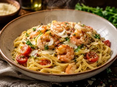 Garnelen mit Pasta Rezept: In 25 Minuten auf dem Teller