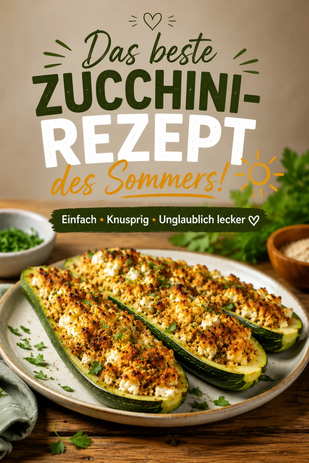 Zucchini Gericht Rezept – TikTok-Trend in 40 Minuten fertig