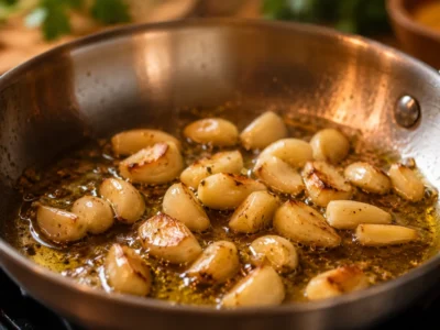 Knoblauch anrösten