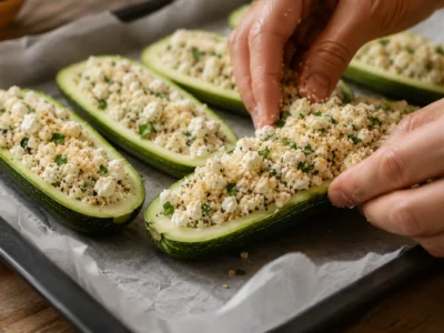 Zucchini füllen