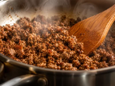 Gemüse und Sauce hinzufügen