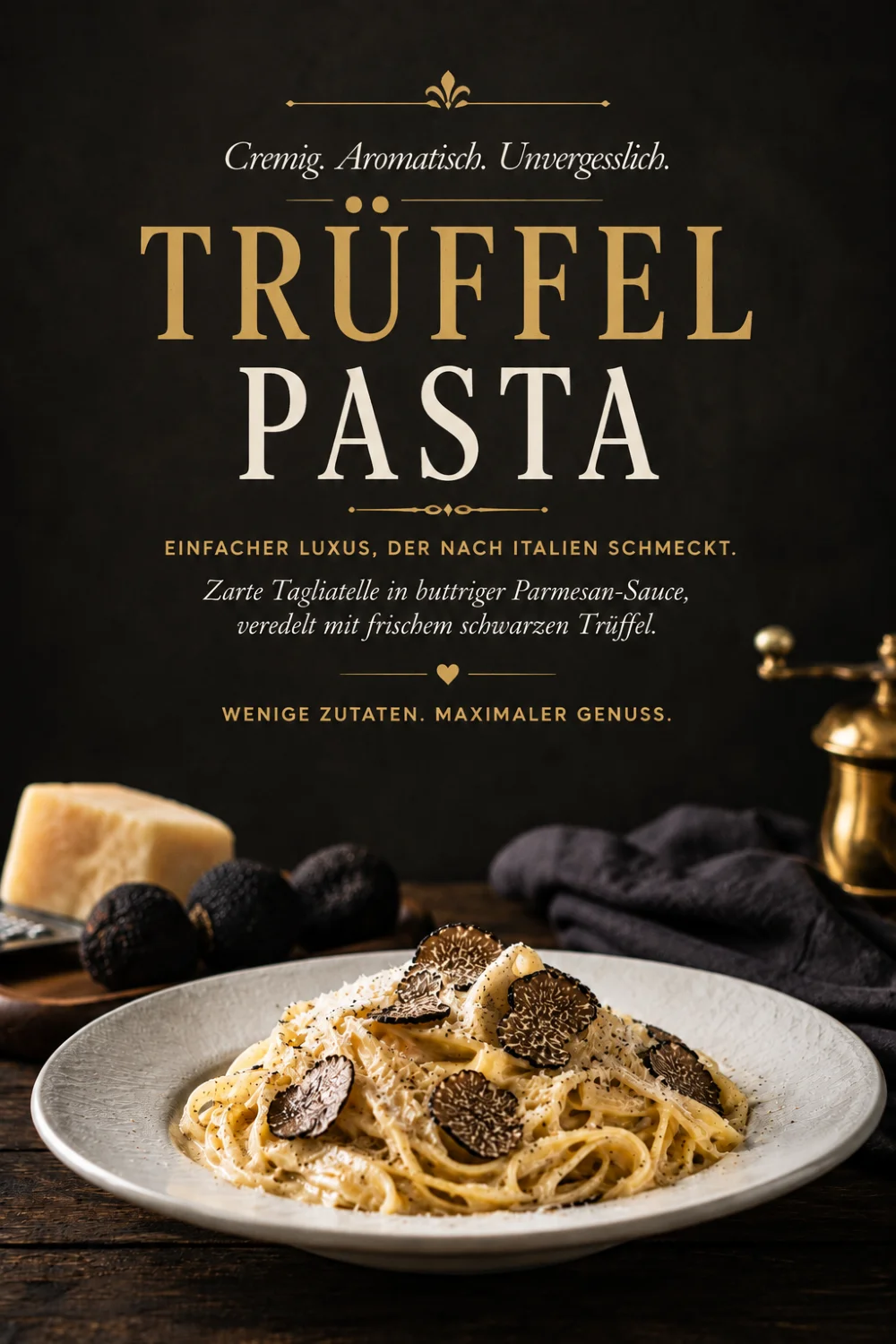 Trüffel Pasta Rezept – cremig, edel, in 20 Minuten fertig